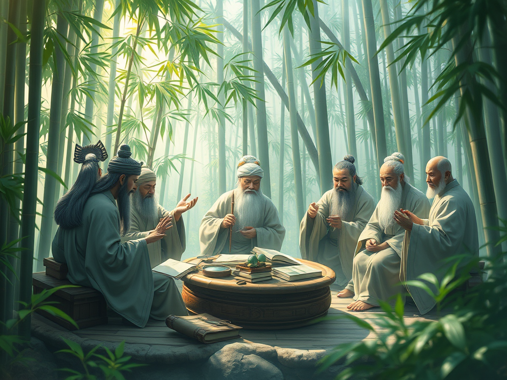 El Legado de los Siete Sabios del Bosque de&nbsp;Bambú