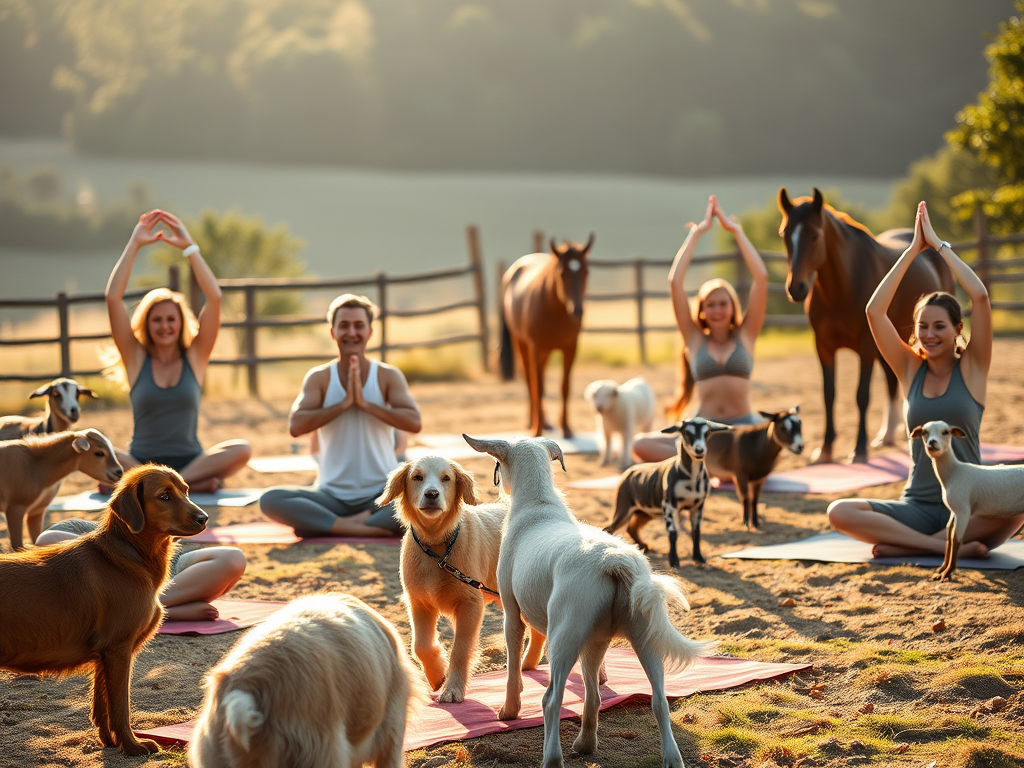 Yoga con Animales: Un Encuentro con la Naturaleza y el&nbsp;Alma
